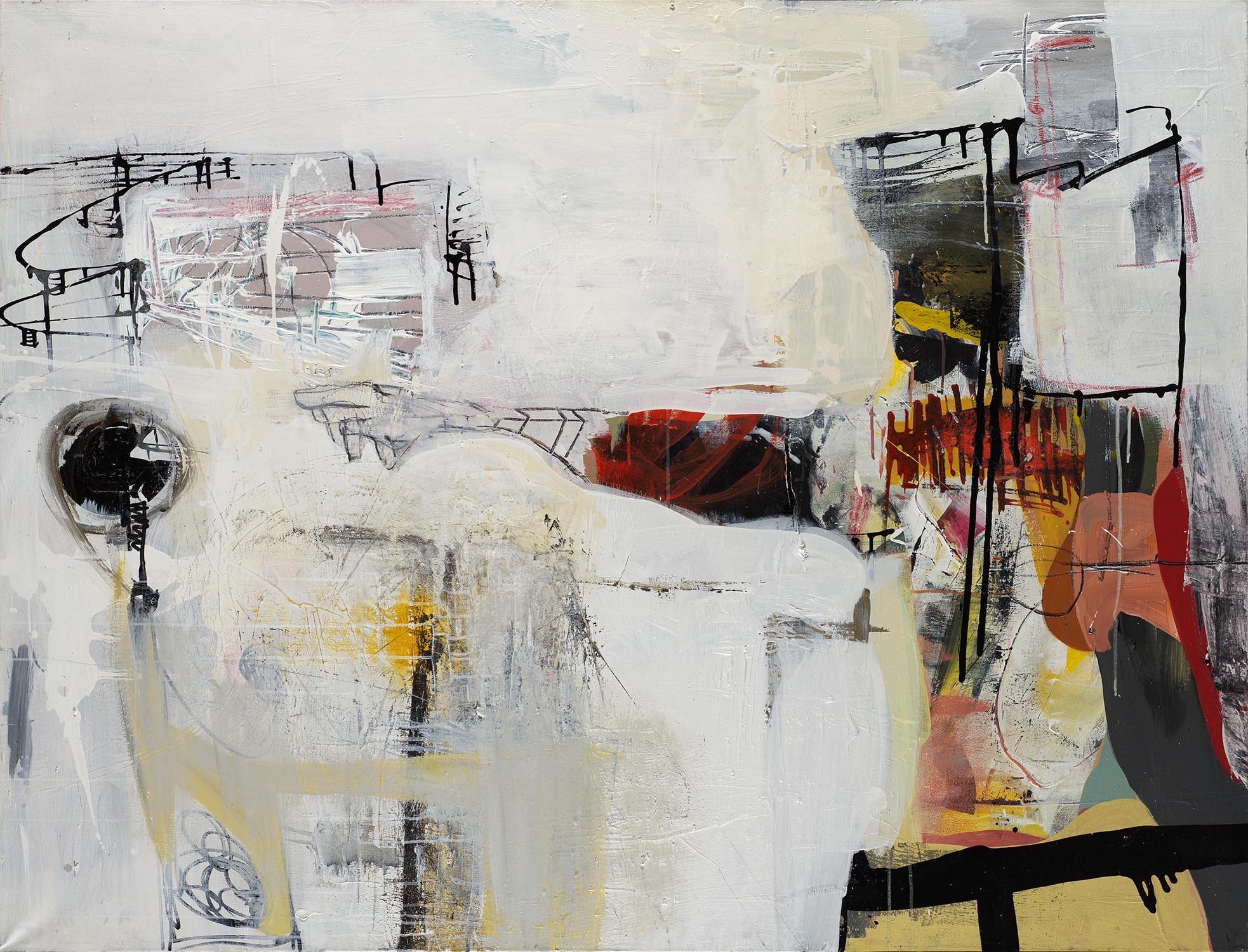 Untitled 170x130 cm mixed media on canvas